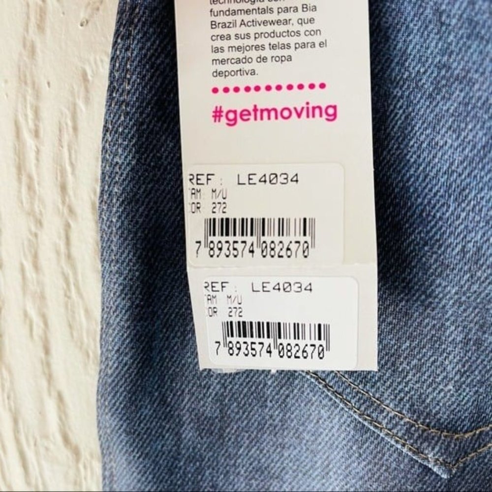 Bia Brazil Blue Slim Denim Jean One size - Picture 9 of 10